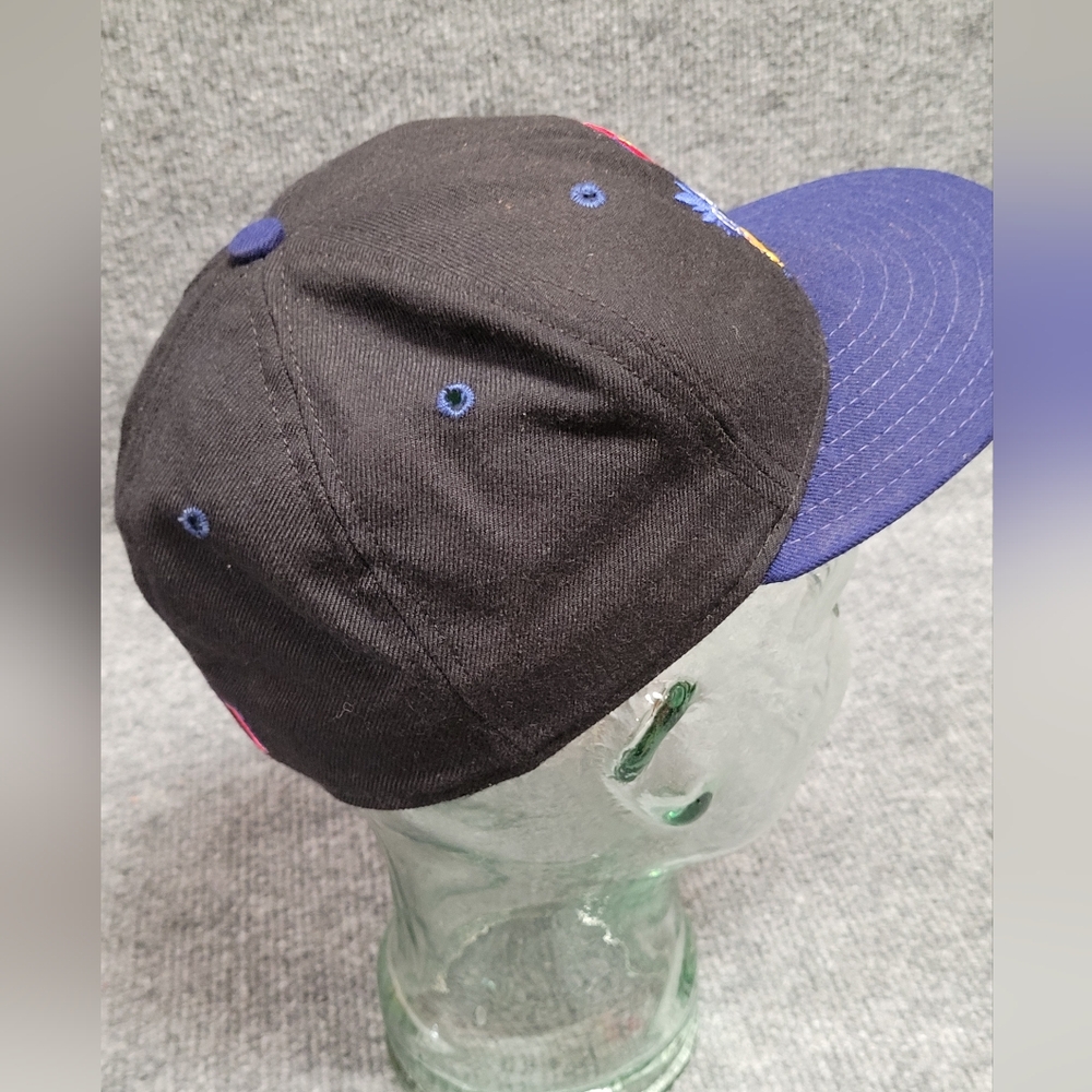 KU Logo Black Hat NEW ERA 5950 Pro Model Made USA 6 7/8 Size Fitted - Picture 3 of 9